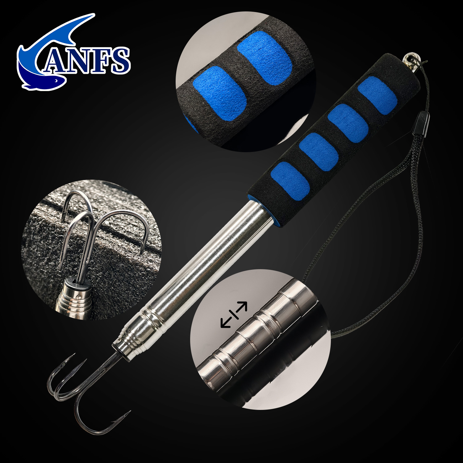 ANFS 1 szt. Teleskopowy podbie – Fishing Boat Anchor recenzja i cena