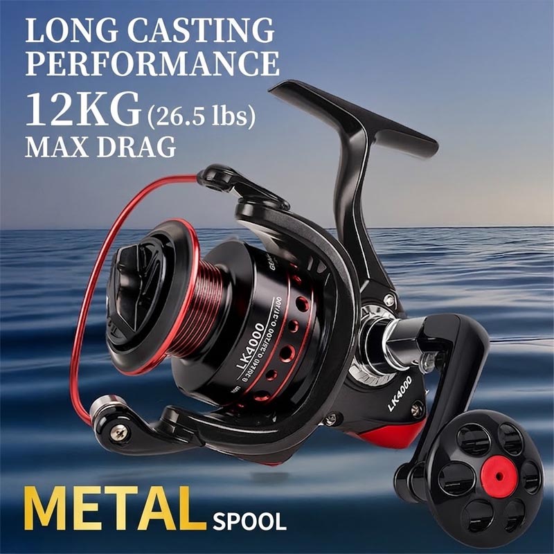 Całkowicie metalowy kołowrotek – Fishing Boat Steering Wheel recenzja i cena