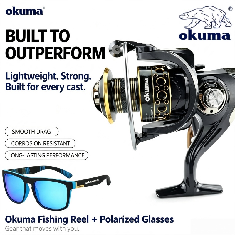 OKUMA-Kołowrotek spinningowy,  – Fishing Boat Steering Wheel recenzja i cena